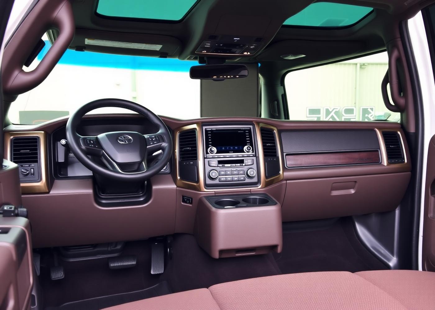 Truck interior detailed